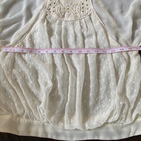 Free People White Blouse - Picture 2 of 8